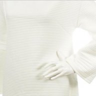 Снежно бяла рокля  блуза  туника  изчистен стилен модел, снимка 9 - Блузи с дълъг ръкав и пуловери - 17227291