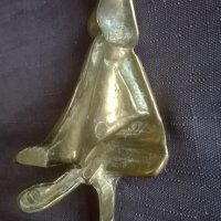 месингова статуетка-заек, снимка 3 - Антикварни и старинни предмети - 25040768