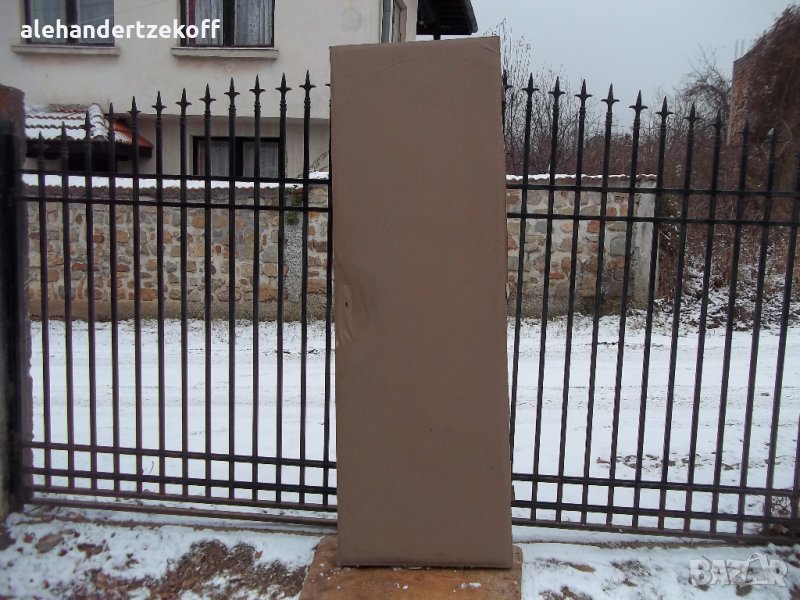 Едностранно тапицирана масивна интериорна врата, снимка 1