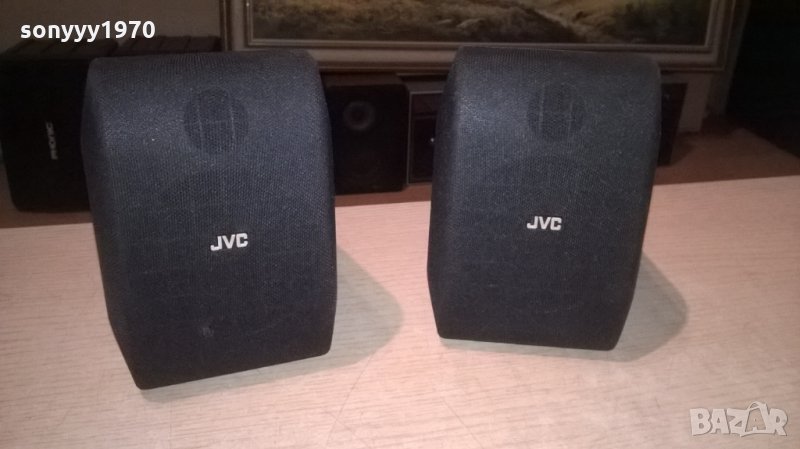jvc-тонколони-2бр-внос швеция-16х14х11см, снимка 1