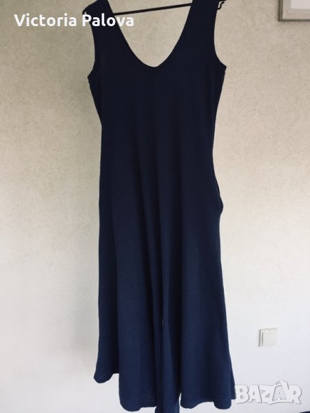 Рокля-панталон, джобове,памук, снимка 1