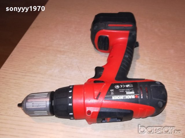 black & decker винтоверт с здрава батерия-внос швеицария, снимка 14 - Винтоверти - 20545801