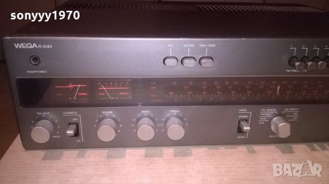wega r3140 stereo receiver-made in germany, снимка 4 - Ресийвъри, усилватели, смесителни пултове - 24633063