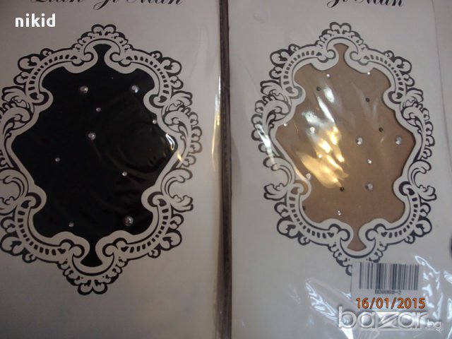 Дамски чорапогащник с камъни камъчета диаманти диамантчета различни цветове, снимка 9 - Бельо - 9469628