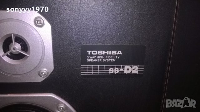 toshiba ss-d2 high fidelity-2x40w/8ohm-внос англия, снимка 10 - Тонколони - 23070867