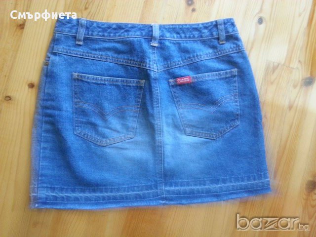 дънкова пола Flash lights  S- размер, снимка 2 - Поли - 11245863