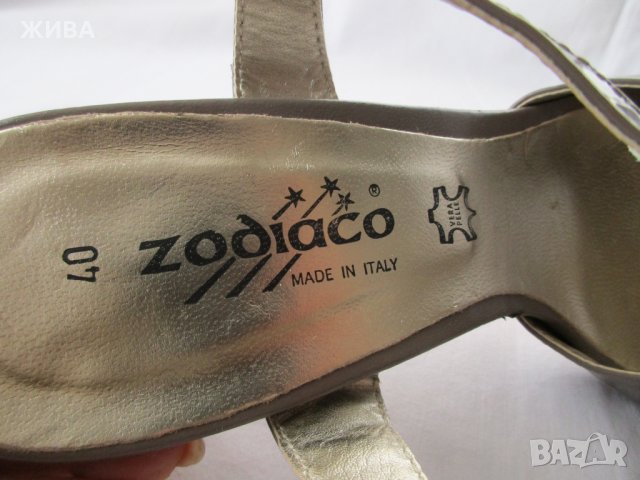 ЕСТЕСТВЕНА КОЖА на ZODIACO /made in ITALY/, снимка 2 - Дамски елегантни обувки - 24267133