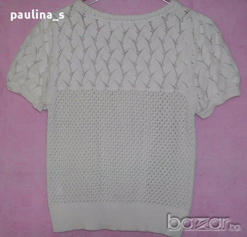 Ръчно изработена блузка "Forever New"® / голям размер , снимка 7 - Ризи - 14136826