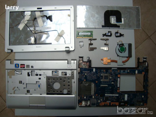 Sony Pcg-31311M лаптоп на части