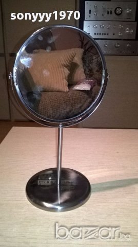 Профи козметично огледало-инокс-33х19см-внос швеицария, снимка 8 - Антикварни и старинни предмети - 17769577
