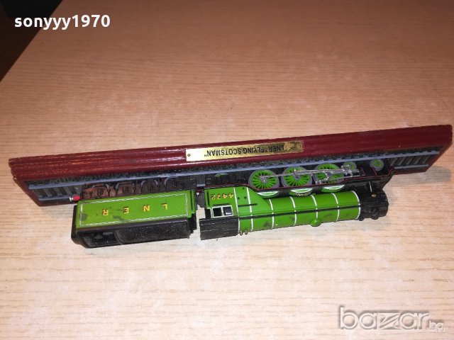 lner flying scotsman-ретро колекция-внос швеицария-30х6х5см, снимка 14 - Колекции - 20894089