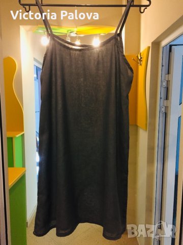 Сив памучен потник