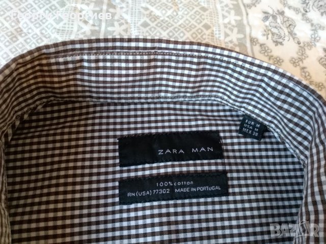 Мъжка риза Zara/Зара,100% оригинал, снимка 4 - Ризи - 24874660