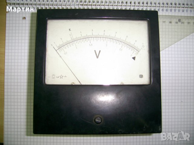 Амперметър, волтметър, милиамперметър, микроамперметър-разни, снимка 2 - Друга електроника - 23713976