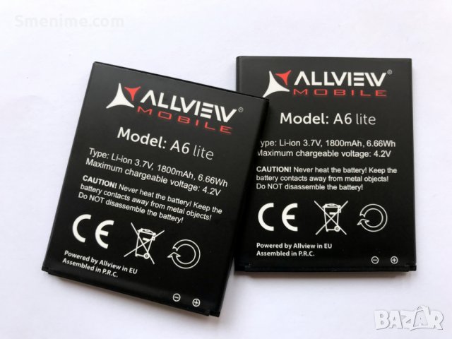 Батерия за Allview A6 Lite, снимка 3 - Оригинални батерии - 26013568