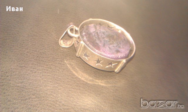 Медальон със звезден рубин 113.5кт., снимка 4 - Колиета, медальони, синджири - 17183869