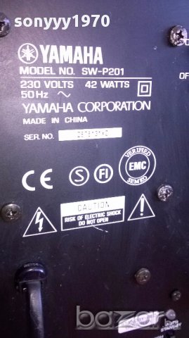 Yamaha sw-p201 powered subwoofer-39х39х20см-внос швеицария, снимка 14 - Тонколони - 17747745
