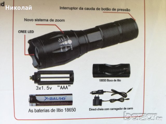 Led фенер, Фар за велосипед, колело BL-1831, снимка 4 - Аксесоари за велосипеди - 20550588