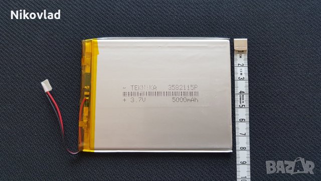 Батерия за таблет 5000 mAh 3.7V/ 108x82x3mm, снимка 3 - Друга електроника - 24938510