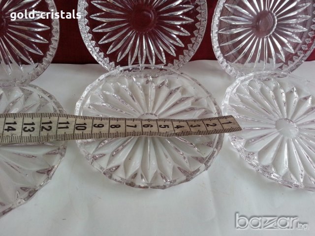 кристални чинийки , снимка 2 - Антикварни и старинни предмети - 19375942