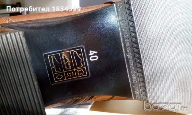 Дамски ботуши - нови, естествена кожа, кафяви, №40, снимка 5 - Дамски ботуши - 20344511