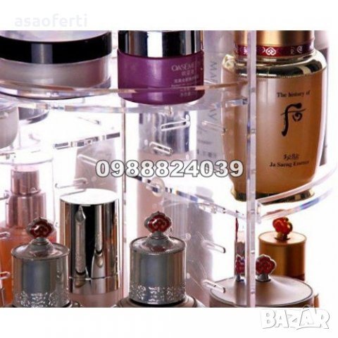 Органайзер за козметика въртящ се 360° , снимка 3 - Други - 25268432