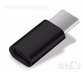 Адаптер женски Микро Micro USB към мъжки Тип Type C, снимка 2 - Селфи стикове, аксесоари - 22220010