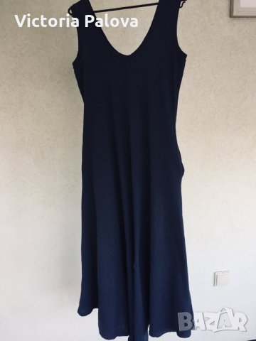 Рокля-панталон, джобове,памук