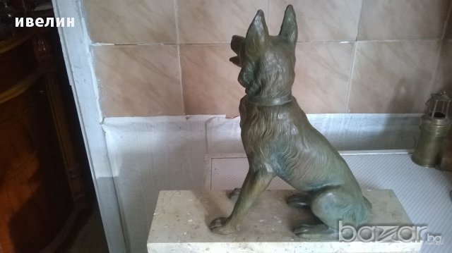 стара статуетка-куче, снимка 3 - Антикварни и старинни предмети - 16547046