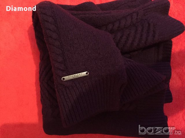 100% Burberry BRIT оригинален дамски пуловер XS, снимка 8 - Блузи с дълъг ръкав и пуловери - 16429359