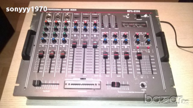 Monacor mpx-8200 img stage line-professional stereo mixer-швеицария, снимка 7 - Ресийвъри, усилватели, смесителни пултове - 13124190