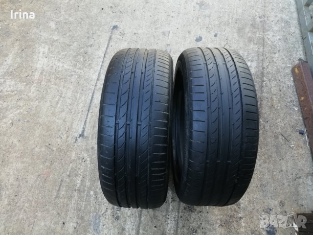  2 БРОЯ ГУМИ-Continental-225-50-18 / 5.5мм-ГРАИФЕР-ПЕРФЕКТНИ БЕЗ КРИВИНИ  БАЛОНИ И ЛЕПЕНКИ, снимка 8 - Гуми и джанти - 25293720