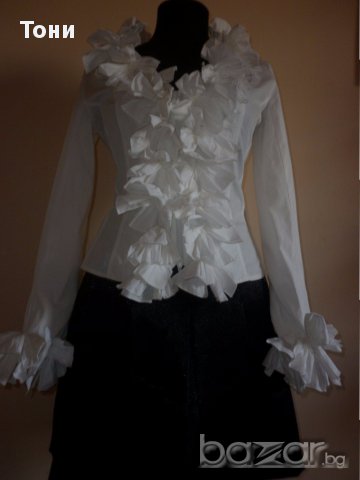 Бяла риза на Anne Fontaine THE KIMMY , снимка 8 - Ризи - 16624117