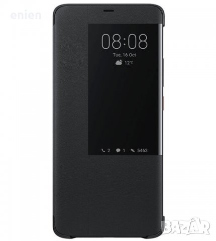 Оригинален кожен калъф Smart View Cover за Huawei Mate 20 Черен, снимка 2 - Калъфи, кейсове - 24150953