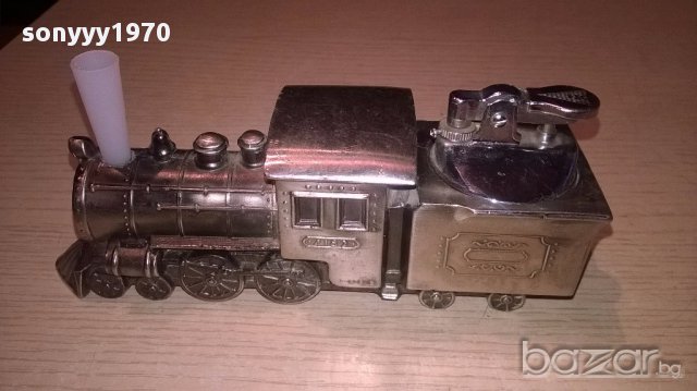 JAPAN локомотив-запалка-made in japan 16/7/5см-внос швеицария, снимка 6 - Антикварни и старинни предмети - 16433799