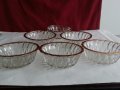 ретро кристални купички с златен кант, снимка 5