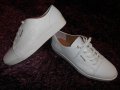 Calvin Klein Women's Imilia Nappa Leather Low-Top Sneakers, White , снимка 1 - Дамски ежедневни обувки - 19446914