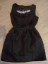 черна дамска рокля с накит , снимка 2