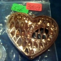 Сърце за гердан, снимка 2 - Колиета, медальони, синджири - 23550854