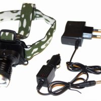Челник/фенер за глава с LED диод и акумулатор – 6809, снимка 2 - Аксесоари и консумативи - 23824531