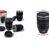  Нова Дизайнерска Термо Чаша във формата на фотообектив-Canon/Caniam, снимка 2 - Подаръци и сувенири - 9054470