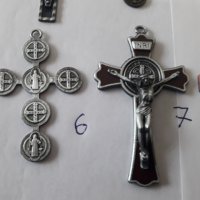 Метални релефни детайлни кръстове-4, снимка 6 - Колиета, медальони, синджири - 23383599