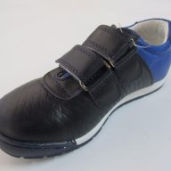 Спортни обувки естествена кожа Понки т.синьо/парламент, снимка 3 - Детски маратонки - 17511536