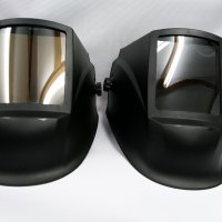 Заваръчен шлем,шлемове с видима зона 120x140мм.Златно и зелено стъкло , снимка 4 - Други машини и части - 23568257