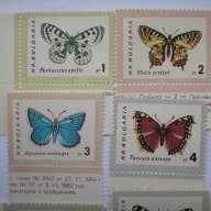 български пощенски марки - пеперуди 1962, снимка 3 - Филателия - 16060618