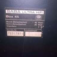 Saba ultra hifi box45-ретро тонколони-38/25/18см-внос швеицария, снимка 11 - Ресийвъри, усилватели, смесителни пултове - 15320603