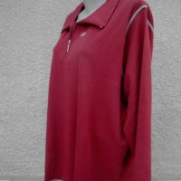 4XL Нова  тъмно червена блуза с цип , снимка 7 - Блузи с дълъг ръкав и пуловери - 23414299