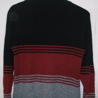 Трицветен хипереластичен пуловер "Zebra"fashion / голям размер , снимка 5 - Блузи с дълъг ръкав и пуловери - 16668537