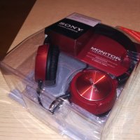 sony red headphones-нови в опаковка, снимка 4 - Слушалки и портативни колонки - 21081860