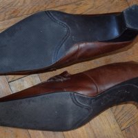 Tamaris ® дамски кожени обувки кафяви естествена кожа, снимка 4 - Дамски ежедневни обувки - 19742983
